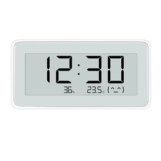 Mijia นาฬิกาดิจิทัล อิเล็กทรอนิกส์ วัดความชื้น อุณหภูมิ อัจฉริยะ E-link เทอร์โมมิเตอร์ วัดความชื้น ทํางาน Mi Home