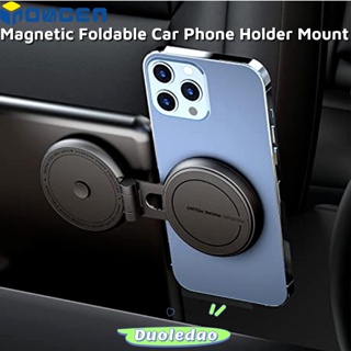 Inovagen ที่วางโทรศัพท์ในรถยนต์ แบบแม่เหล็ก 360° ที่วางโทรศัพท์ในรถยนต์ แบบพับได้ หมุนได้, ที่วางโทรศัพท์แล็ปท็อป, รองรับการชาร์จแบบไร้สาย, ที่วางโทรศัพท์ในรถยนต์ แบบปรับได้