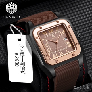 Fensir Brand Watch 2029 นาฬิกาข้อมือลําลอง กันน้ํา หน้าปัดบอกปฏิทิน สเกลโรมัน เข้ากับทุกการแต่งกาย สําหรับผู้ชาย