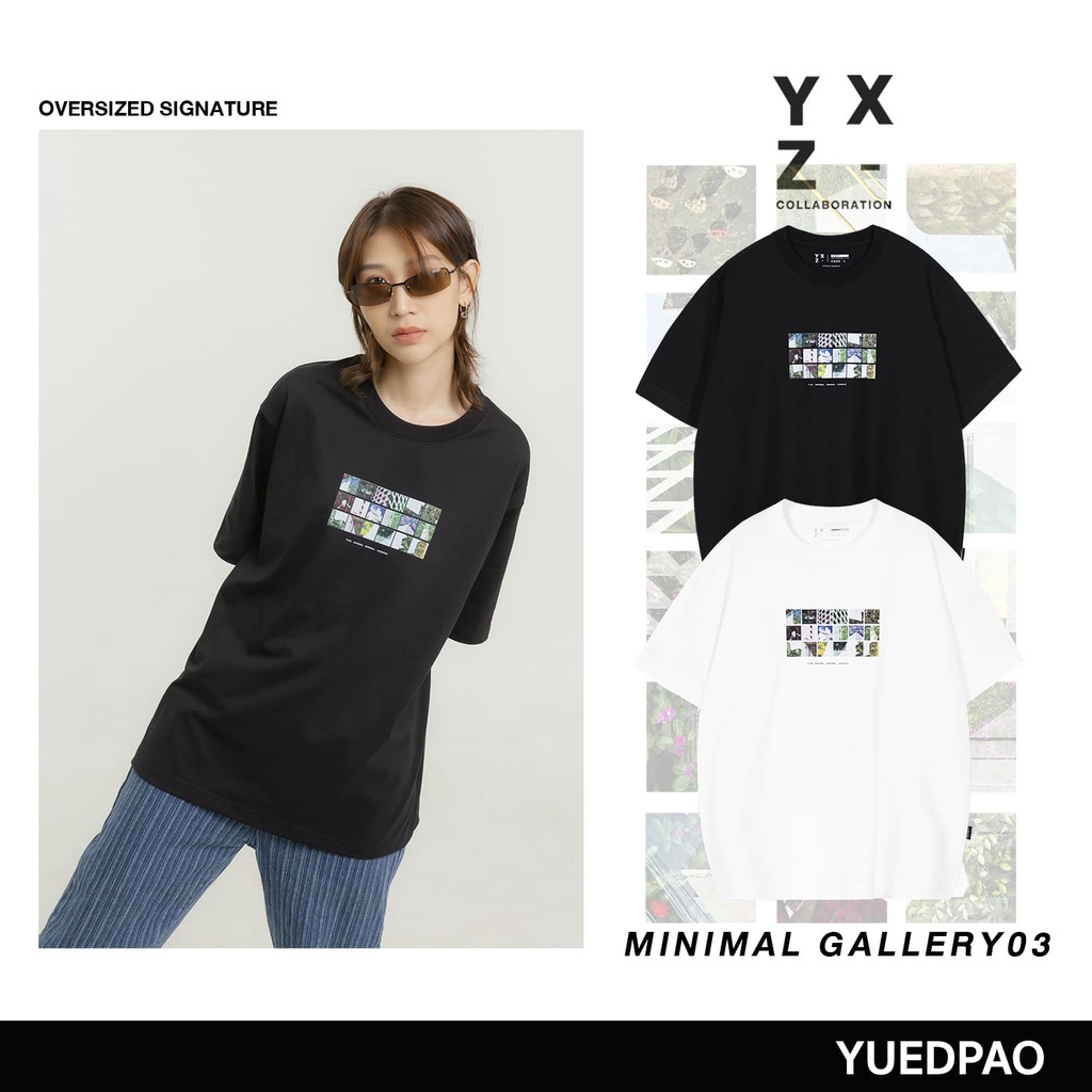 พิมพ์ลาย-x-minmal-gallery03-ยอดขาย-no-1-รับประกันไม่ย้วย-2-ปี-เสื้อยืดเปล่า-เสื้อยืด-oversized-แขนสั้น-black-amp-white