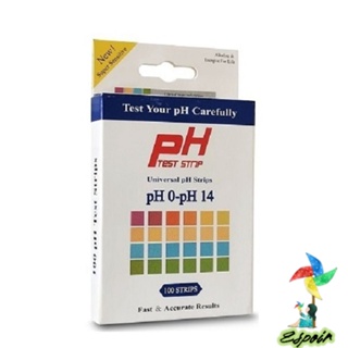 Espo แถบกระดาษทดสอบค่า pH ความแม่นยําสูง 100ct 0-14 HH สําหรับตู้ปลา สระว่ายน้ํา สปา