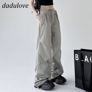 DaDulove💕 New American Ins High Street Hip-hop Overalls Small Crowd High Waist Wide Leg Pants Large Size Trousers