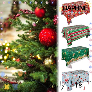 Daphne ผ้าปูโต๊ะ ลายคริสต์มาส สําหรับตกแต่งบ้าน