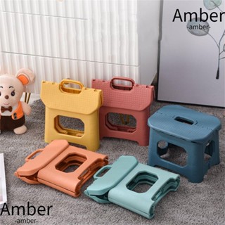 Amber เก้าอี้ตกปลา พับได้ อเนกประสงค์ ขนาดเล็ก หลากสี สําหรับบ้าน ห้องครัว