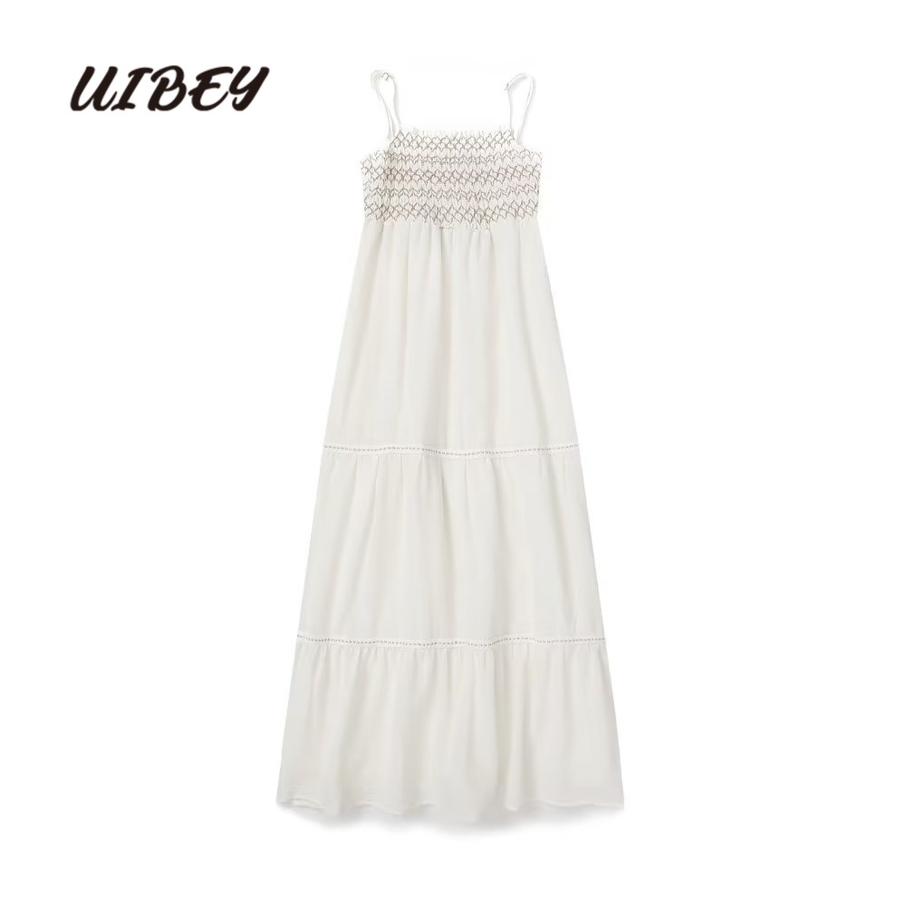uibey-ชุดเดรส-ความยาวปานกลาง-ผ้ายืด-3274