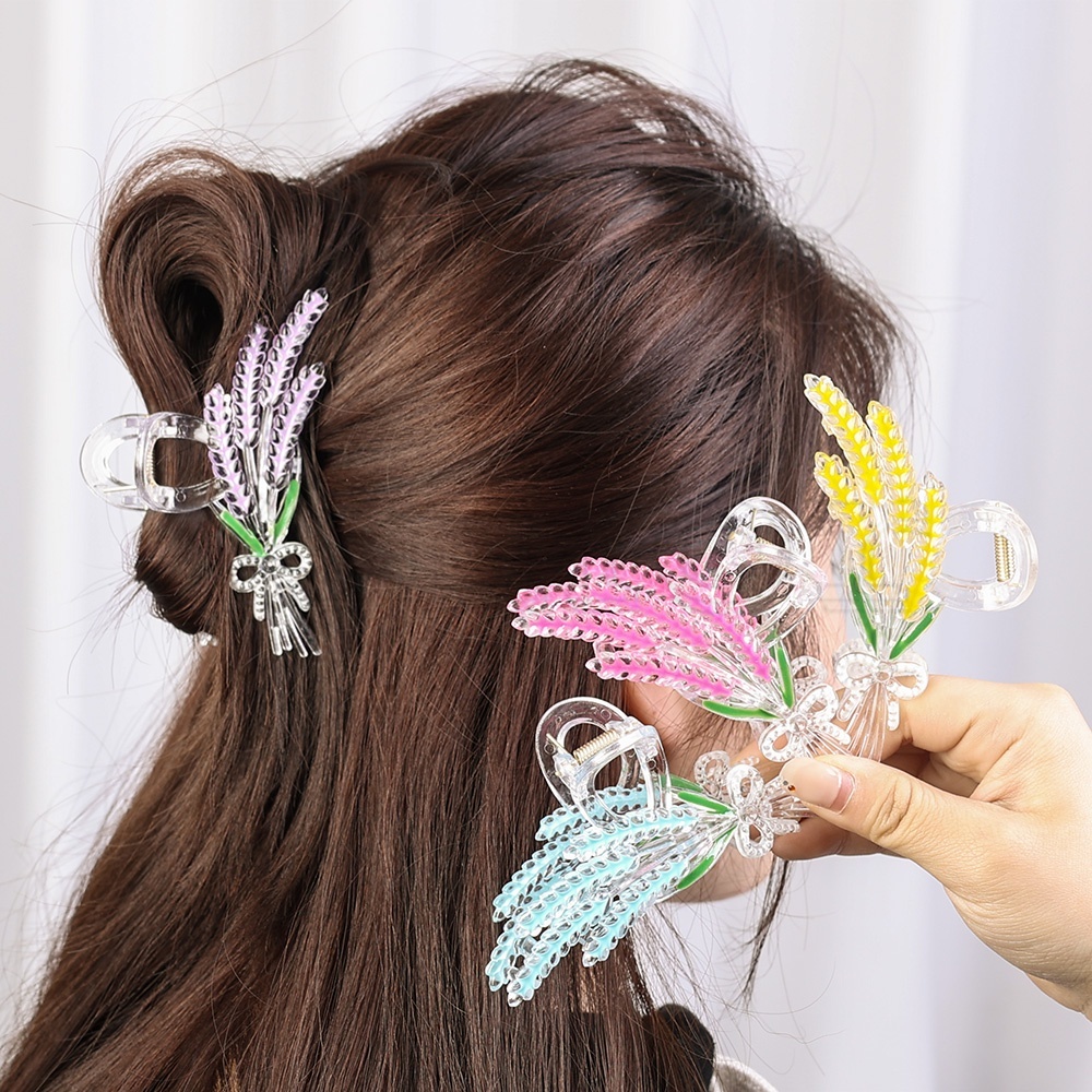 กิ๊บติดผมเรซิ่น-รูปหางม้า-ขนาดใหญ่-แบบเรียบง่าย-สไตล์เกาหลี-สําหรับเด็กผู้หญิง