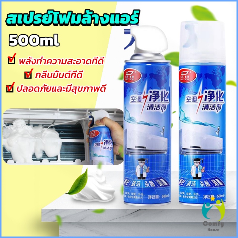 comfy-โฟมล้างแอร์-สเปรย์ล้างแอร์-ทำความสะอาด-ล้างแผงคอยล์-air-conditioner-cleaning-spray