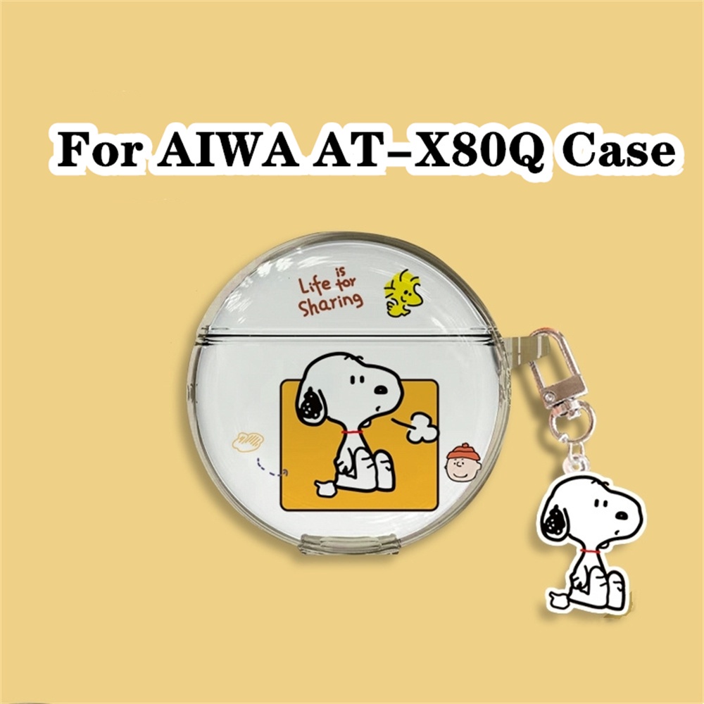 คุณภาพสูง-เคสหูฟังนิ่ม-แบบใส-ลายการ์ตูน-สําหรับ-aiwa-at-x80q-aiwa-at-x80q