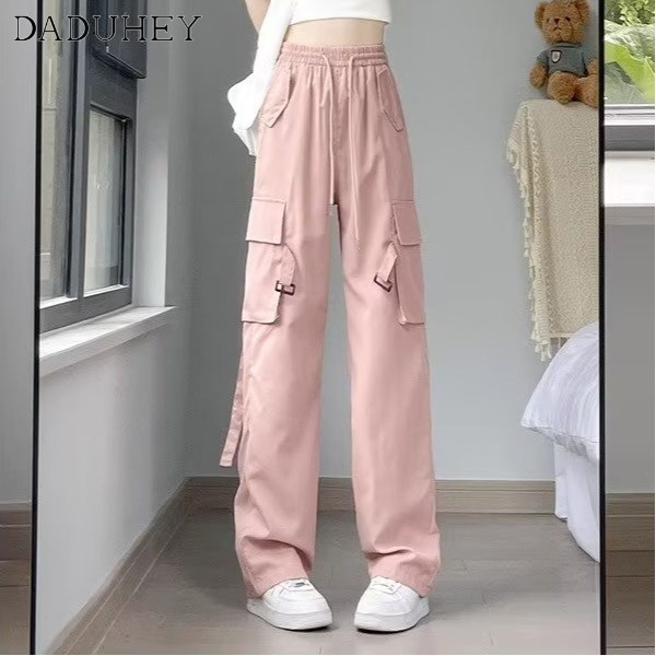 daduhey-american-style-vibe-high-street-ripped-jeans-womens-high-waist-slim-straight-mop-cargo-pants