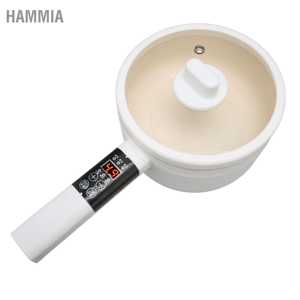 hammia-กระติกน้ำร้อนไฟฟ้า-1-8-ลิตร-กระทะไฟฟ้าอเนกประสงค์ชั้นเดียวแบบพกพาพร้อมโหมดการทำอาหาร-5-โหมดสำหรับหอพักและสำนักงาน
