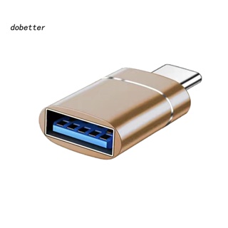 &lt;Dobetter&gt; อะแดปเตอร์เชื่อมต่อ USB 30 เป็น Type-c สําหรับชาร์จโทรศัพท์มือถือ แท็บเล็ต