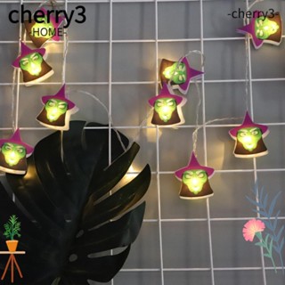 Cherry3 สายไฟหิ่งห้อย LED รูปค้างคาว ใช้แบตเตอรี่ 1.5 เมตร สําหรับตกแต่งปาร์ตี้ฮาโลวีน อีสเตอร์ กลางแจ้ง