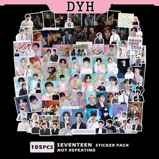 105 ชิ้น / เซต สติกเกอร์ Seventeen ALWAYS YOURS KPOP สติกเกอร์รูปภาพ DIY สติกเกอร์ไดอารี่ กระเป๋าเดินทาง