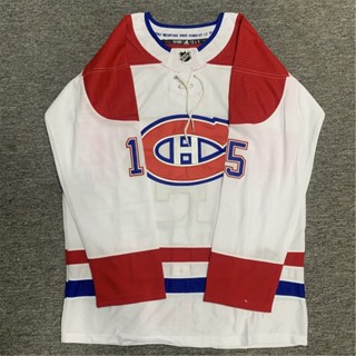 เสื้อกีฬาแขนยาว ลายทีม Nhl Hockey Jersey Jersey สไตล์ฮิปฮอป