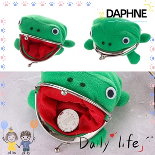 Daphne กระเป๋าใส่เหรียญ ผ้าสักหลาด ลายกบ มังงะน่ารัก ขนาดเล็ก 2 ชิ้น