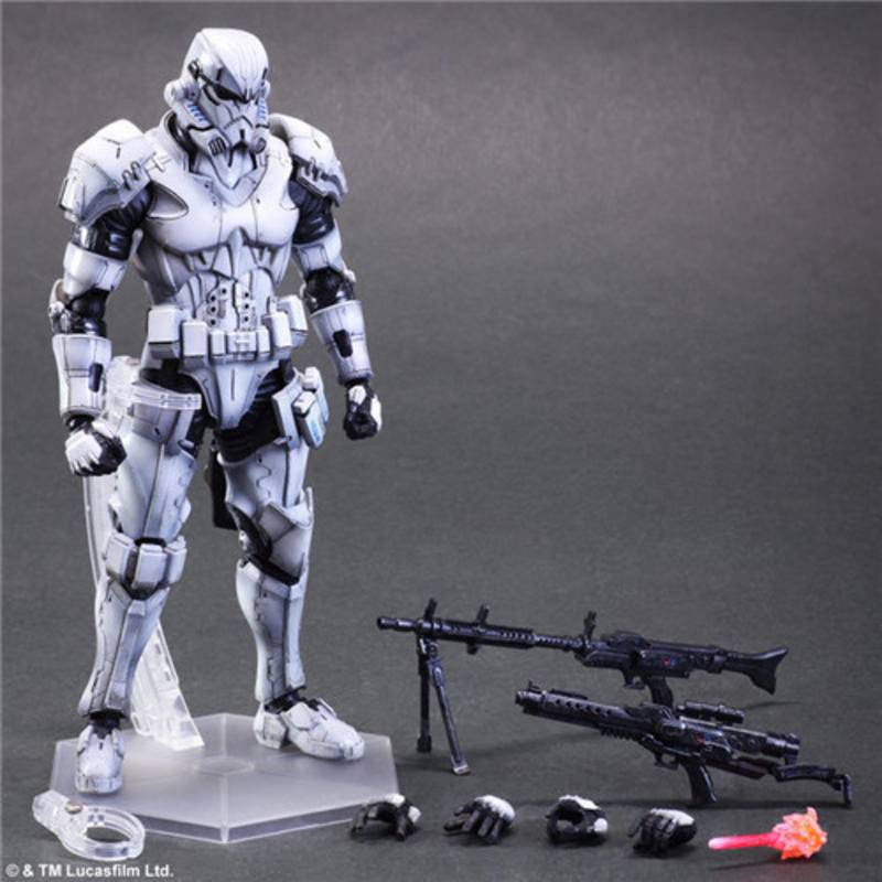 โมเดลฟิกเกอร์-marvel-play-arts-kai-star-wars-boba-fett-darth-vader-stormtrooper-maul-ขยับได้-ของเล่นสําหรับเด็ก