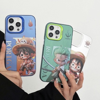 เคสโทรศัพท์มือถืออะคริลิค แบบแข็ง กันกระแทก ลายการ์ตูนโจรสลัด สําหรับ iPhone 14 13 12 Pro Max