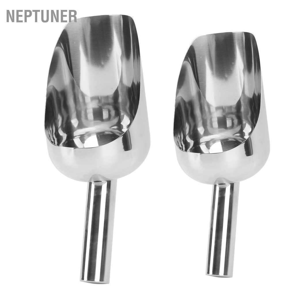 neptuner-สแตนเลสตักอาหารน้ำแข็งอเนกประสงค์ความจุขนาดใหญ่พลั่วสำหรับครัวบาร์บุฟเฟ่ต์งานแต่งงาน