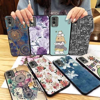 Full wrap Durable Phone Case For Nokia C32 Anti-dust Cover Cartoon Soft Case Shockproof protective Fashion Design Silicone