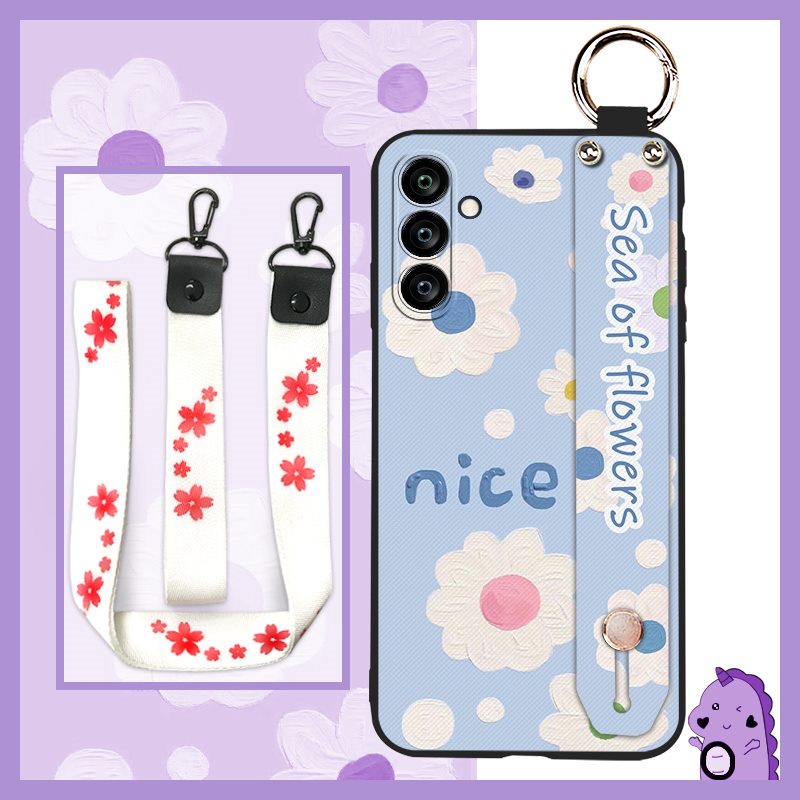 protective-ring-phone-case-for-samsung-galaxy-s23fe-sm-s7110-anti-dust-phone-holder-anti-knock-dirt-resistant-oil-painting