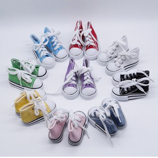 Spot seconds #7.5cm canvas shoes 1 / 4 BJD doll shoes SD3 points doll 60cm doll shoes 8.cc