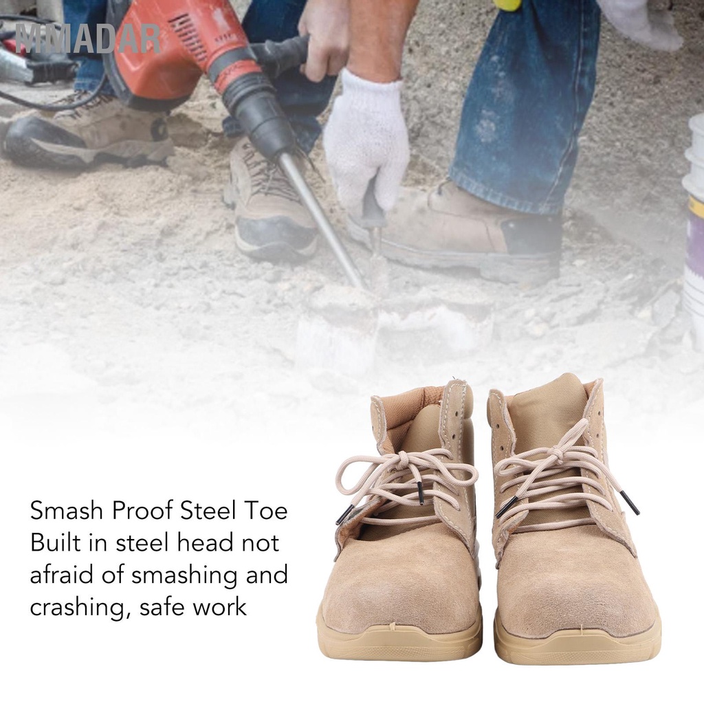 mmadar-รองเท้าบู๊ททำงานผู้ชาย-หัวเหล็กทนการเจาะ-น้ำหนักเบา-รองเท้าบูทสำหรับช่างเชื่อมทุกฤดูกาล