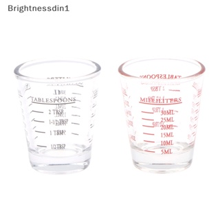 [Brightnessdin1] แก้วตวงของเหลว พร้อมสเกล 30 มล. 1 ชิ้น