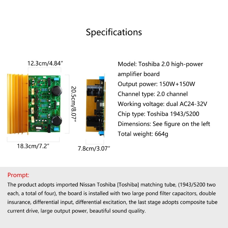 bang-บอร์ดขยายเสียง-300w-2sk1943-5200-hifi-เอาท์พุต-300w