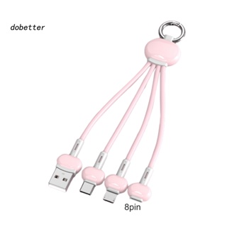 &lt;Dobetter&gt; สายชาร์จ สายข้อมูล ขนาดเล็ก น้ําหนักเบา สําหรับโทรศัพท์ Micro USB Type-C 8Pin