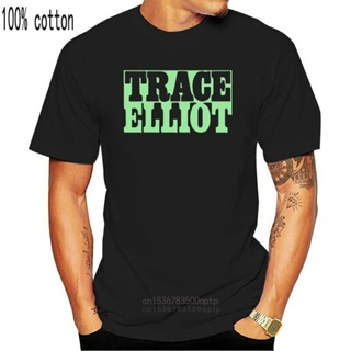 เสื้อยืด พิมพ์ลายโลโก้ Trace Elliot สีดํา สไตล์วินเทจ สําหรับผู้ชาย ไซซ์ S - 3Xl