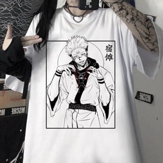 Jujutsu Kaisen Graphic Tshirt Women Anime Ullznag Funny Cartoon T-shirt Casual Streetwear Oversized T Shirts_03