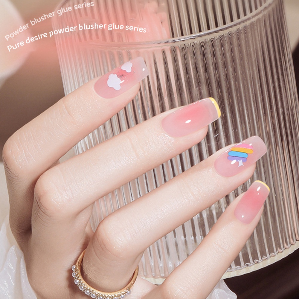 qnl-ยาทาเล็บเจล-uv-กึ่งถาวร-สีชมพู-9-สี-สําหรับตกแต่งเล็บ-1-ชิ้น