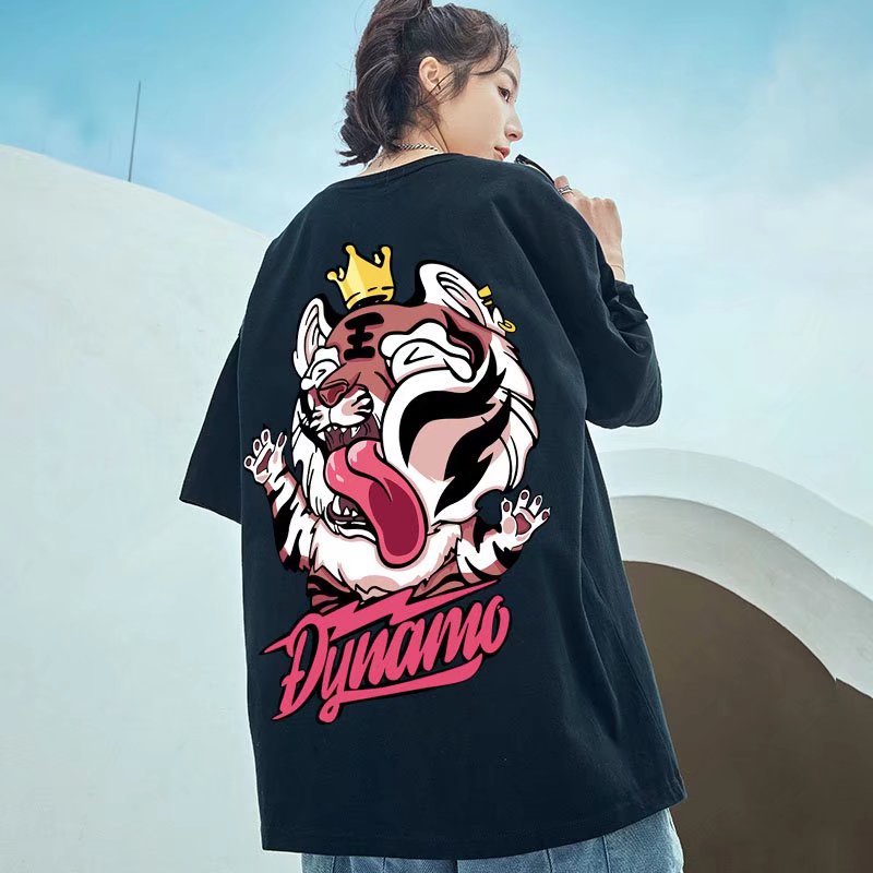new-เสื้อยืดแขนสั้นลําลอง-ทรงหลวม-ขนาดใหญ่-เข้ากับทุกการแต่งกาย-แฟชั่นฤดูร้อน-สไตล์ฮ่องกง-สําหรับผู้ชาย