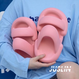JUSLIN รองเท้า รองเท้าแตะผู้หญิง อ่อนนุ่ม สไตล์เกาหลีฮ แฟชั่น สะดวกสบาย สุขภาพดี APR1203