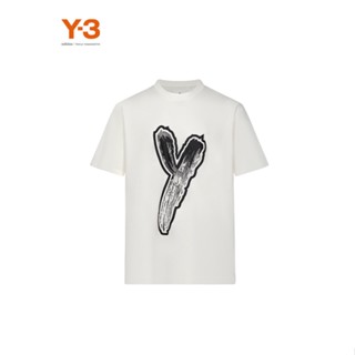 เสื้อยืดลําลอง ผ้าฝ้ายแท้ พิมพ์ลายโลโก้ตัวอักษร สไตล์ยุโรป อเมริกา สําหรับผู้ชาย HY1272