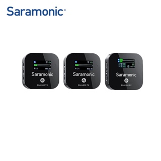 Saramonic Blink 900 B2 ประกันศูนย์ (2 ตัวส่ง 1 ตัวรับ) ไมโครโฟนไร้สาย ไมค์ไลฟ์สดไร้สาย Wireless Microphone 2.4Ghz