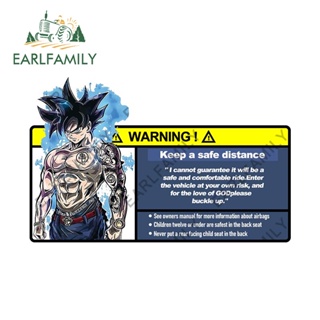 Earlfamily สติกเกอร์ ลายกราฟฟิคอนิเมะ Keep A Safe 13 ซม. x 8.2 ซม. สําหรับติดตกแต่งประตูรถยนต์ รถจักรยานยนต์