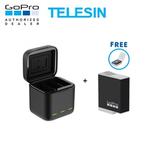 GoPro 11 / 10 / 9 Telesin Charger Box + Enduro Battery [ใหม่] ของแท้แท่นชาร์จ ที่ชาร์จ + แบตเตอร์รี่