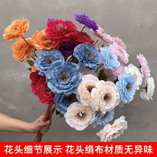 สไตล์ใหม่ ดอกไม้ประดิษฐ์ Melaleuca Dew ดอกบัว ฉลองงานแต่งงาน ห้องโถง คู่มือถนน ดอกไม้ แถวตกแต่งงานแต่งงาน จัดดอกไม้ F