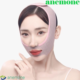Anemone ผ้าพันแผลยกแก้ม ผู้หญิง วีเฟซ สร้าง ระบายอากาศ นวดหน้า นอนหลับ ผ้าพันแผล รองรับใบหน้า เครื่องมือดูแลผิวหน้า หน้ากากกระชับสัดส่วน