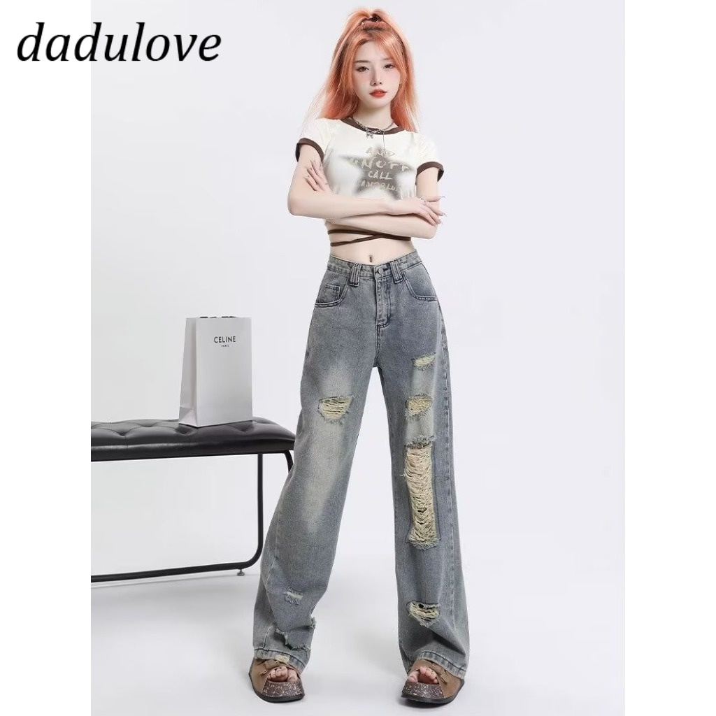 dadulove-new-korean-version-of-ins-retro-washed-ripped-jeans-high-waist-loose-wide-leg-pants-large-size-trousers