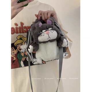 กระเป๋าลิ้นชักแมวลูซิเฟอร์กระเป๋าหูรูดน่ารักกระเป๋าหูรูดตุ๊กตา BB00352