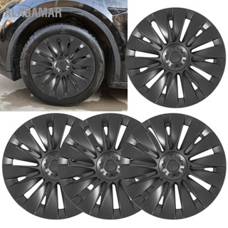 ALABAMAR 4 pcs Hubcaps ล้อฝาครอบ สำหรับ Tesla รุ่น Y 19in ล้อ 2020 ถึง 2023