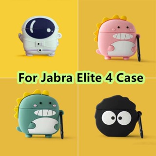 【พร้อมส่ง】เคสหูฟัง แบบนิ่ม ลายการ์ตูน สําหรับ Jabra Elite 4 Jabra Elite 4