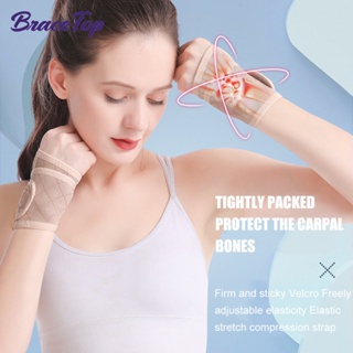 Bracetop สายรัดข้อมือ บรรเทาอาการปวดข้อมือ สําหรับผู้ชาย ผู้หญิง 1 ชิ้น