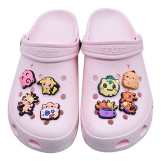 CROCS เข็มกลัด รูปมังกร Pokemon Jibitz น่ารัก เครื่องประดับ สําหรับตกแต่งรองเท้าผู้หญิง