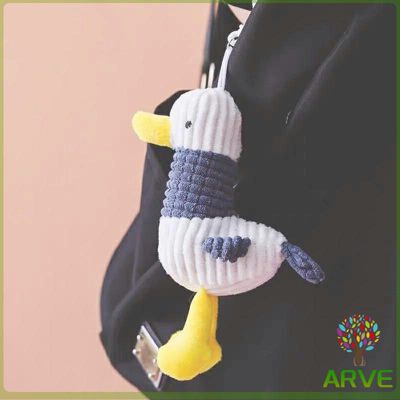 arve-พวงกุญแจตุ๊กตาน้องเป็ดน่ารัก-ขนาดเล็กห้อยกระเป๋าเป้สะพายหลังได้-duck-keychains