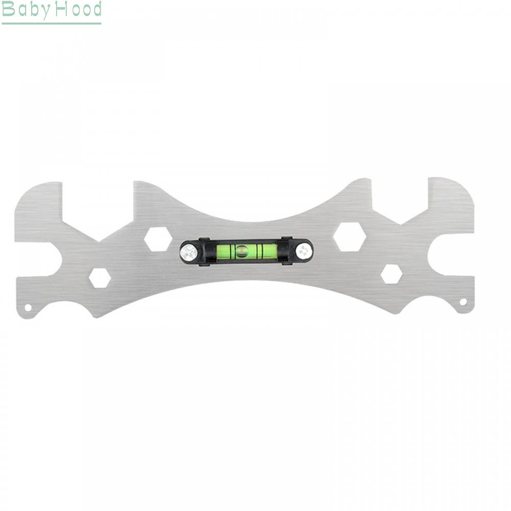 big-discounts-wrench-level-gauge-multifunctional-self-levelling-shower-key-tool-curved-key-bbhood