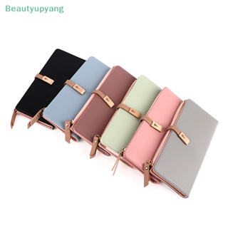 [Beautyupyang] กระเป๋าสตางค์ใบยาว ใส่เหรียญ บัตรได้ สําหรับผู้หญิง