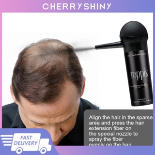 Toppik Instant Hair Growth Powder Hair Building Fiber Keratin Thickening Spraywig Regrowth For Woman Man Hair Building Fibers Loss 27.5g Hairline Optimizer แป้งหนาสำหรับผม